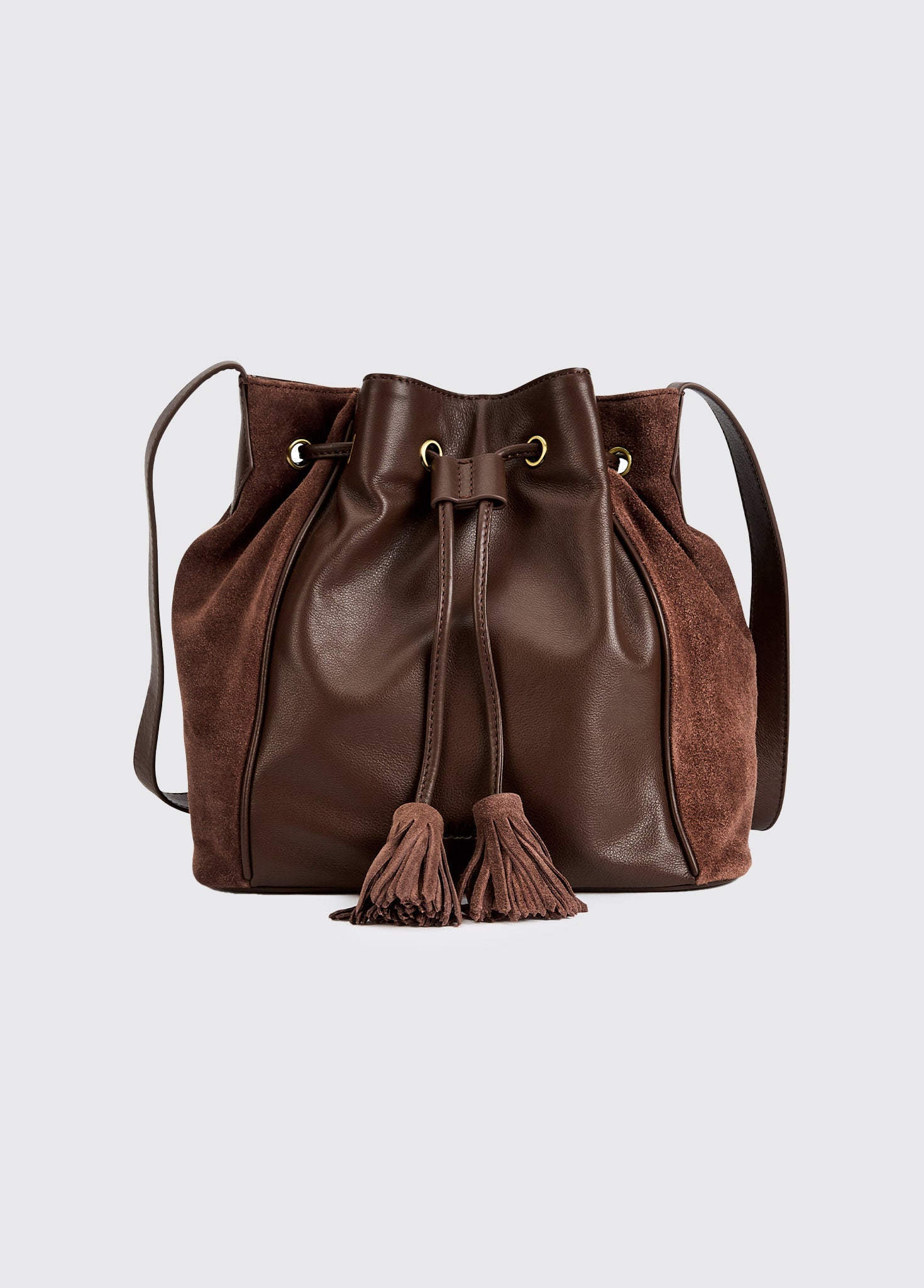 Dubarry Doonbeg Cross-body bucket bag - Cedar