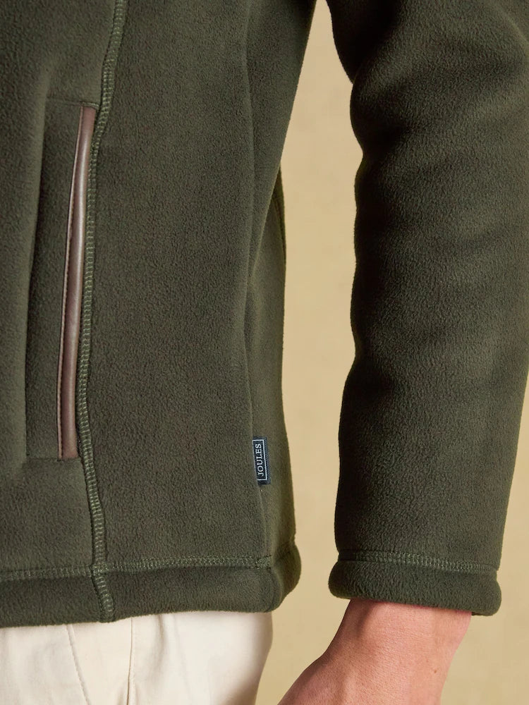 Joules Heritage Fleece Dark Green Quarter Zip