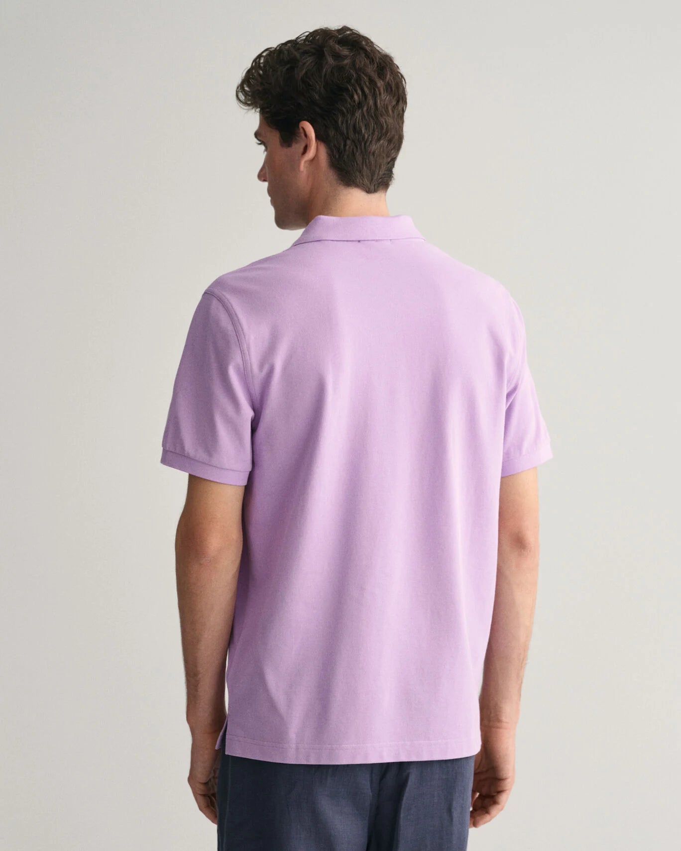 Gant Regular Shield Pique Polo Shirt - Orchid Lilac