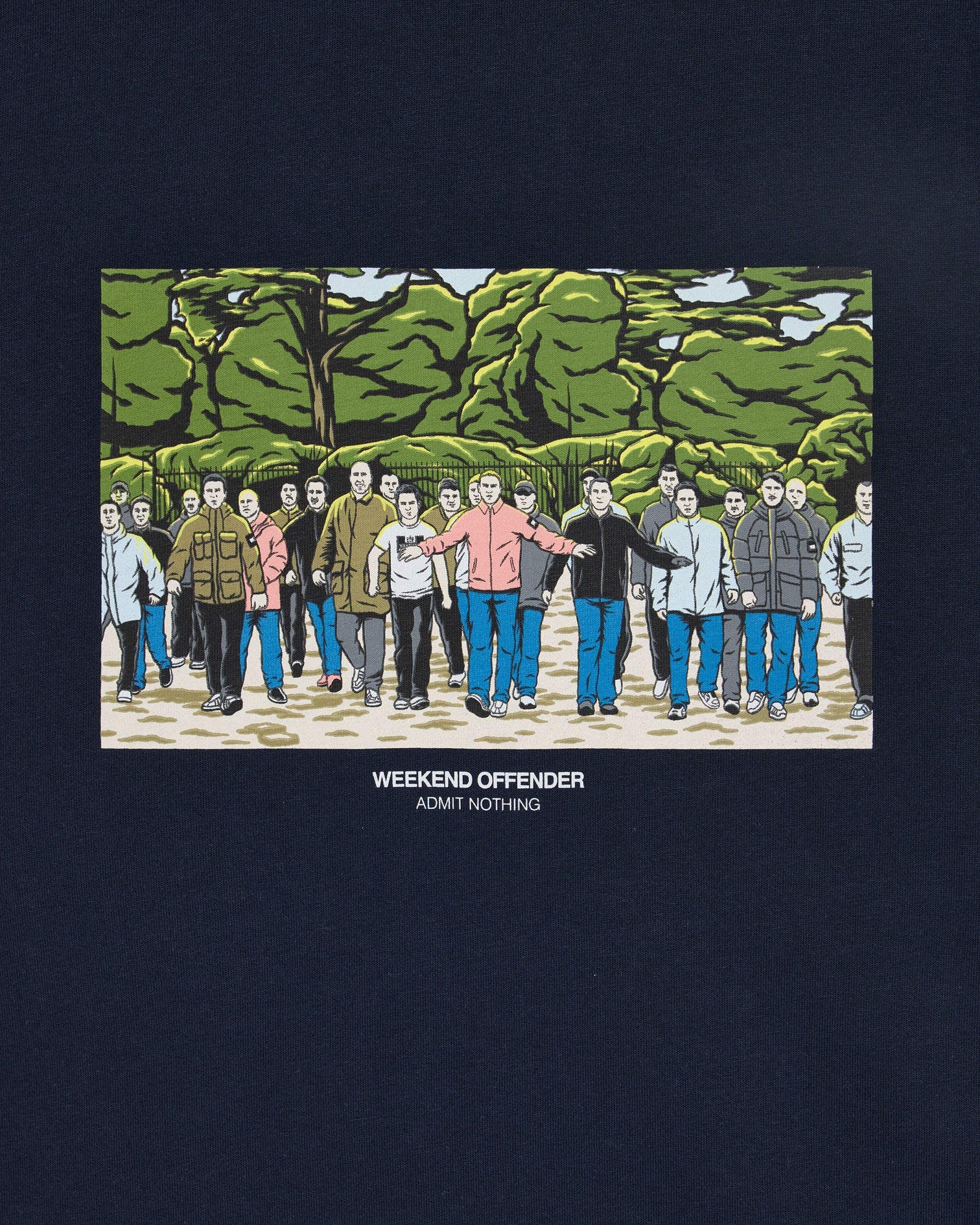 Weekend Offender GSE Graphic T-Shirt - Navy