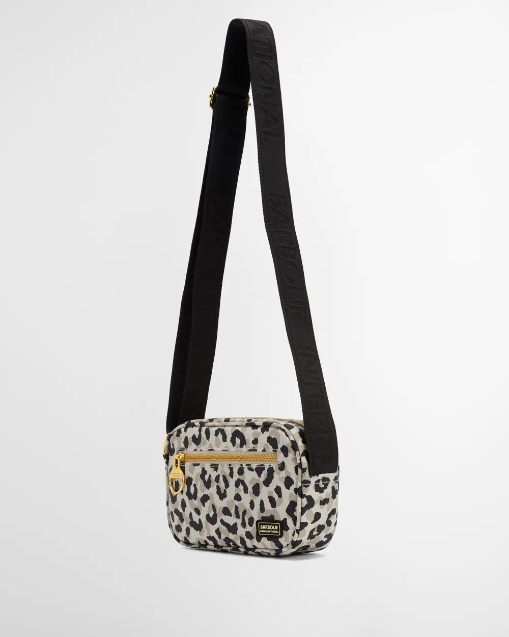 Barbour International Boulevard Micro Crossbody Bag - Jasmine Leopard