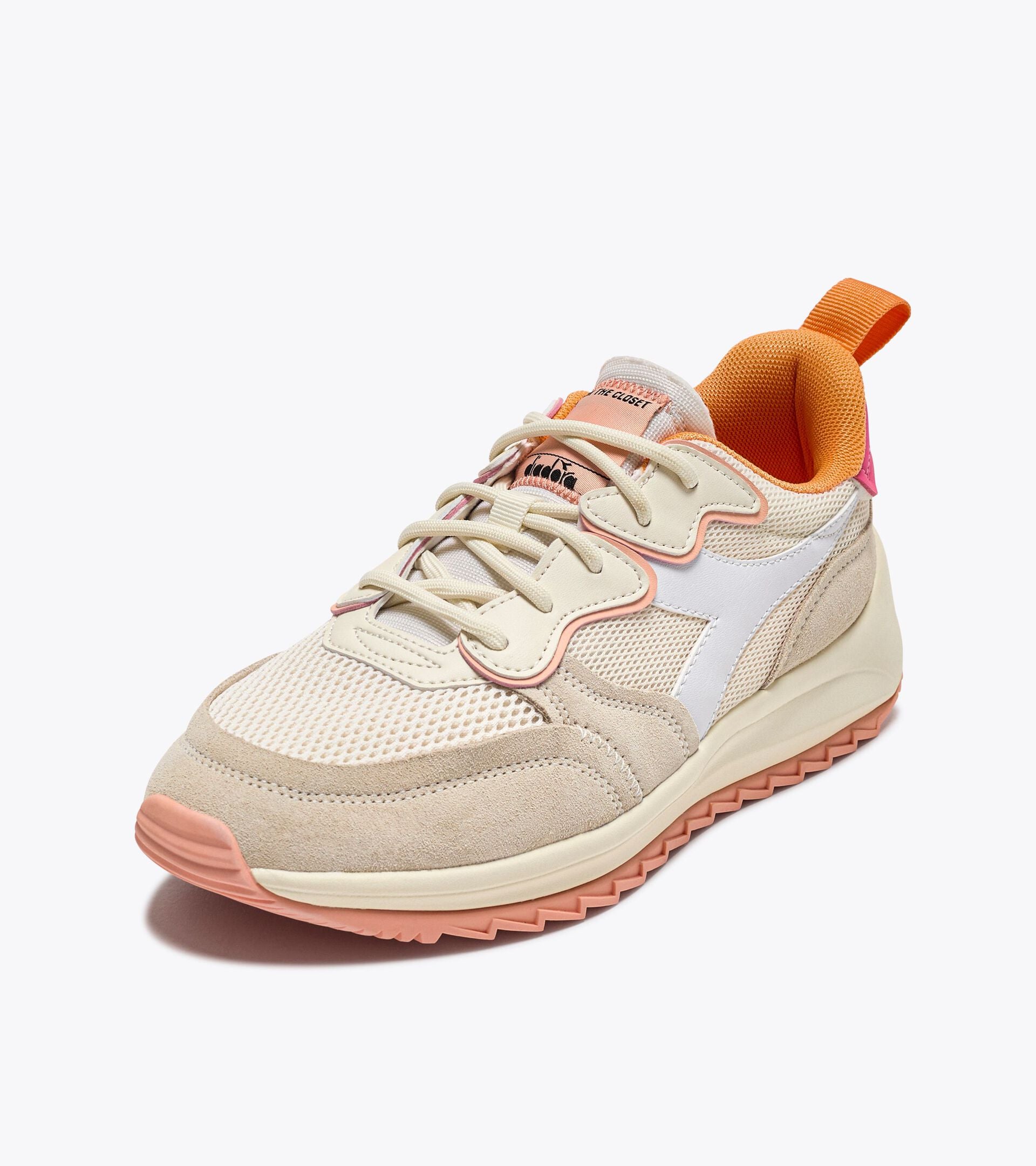 Diadora Jolly Suede Mesh - Whisper White/Pastel