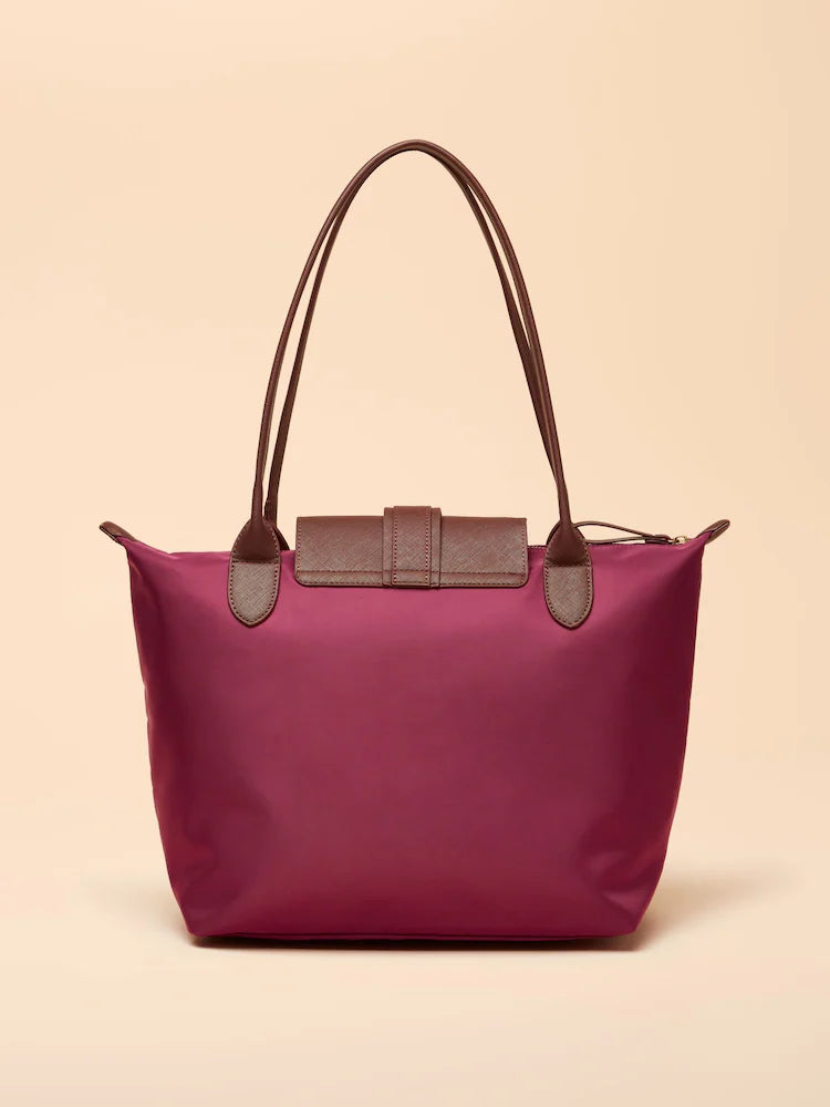 Joules Edie Berry Red Shopper Bag