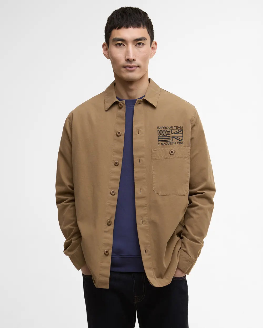 Barbour International Jacks Overshirt - Sandstone
