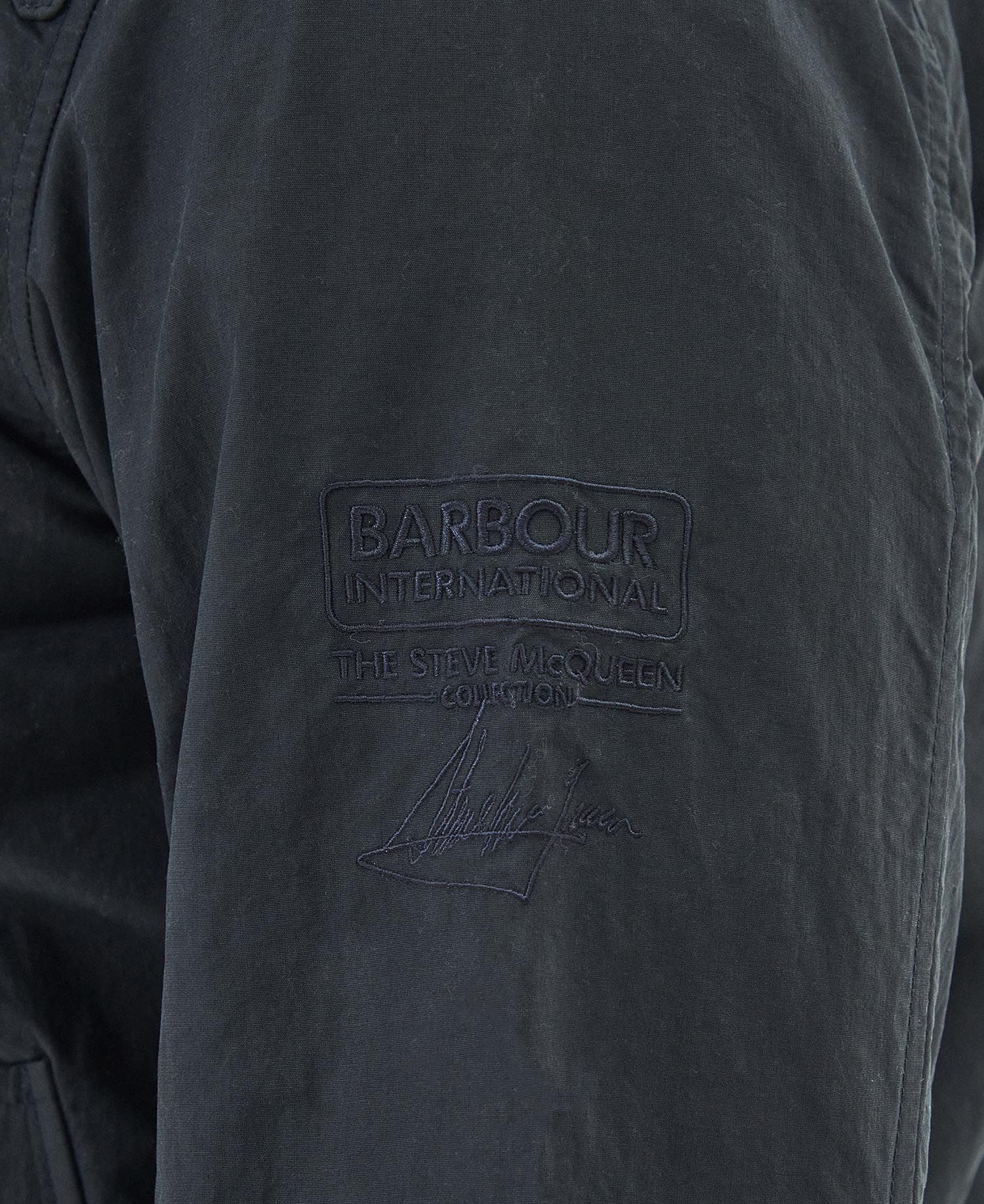 Barbour International SMQ Recitifer Harrington Jacket - Navy