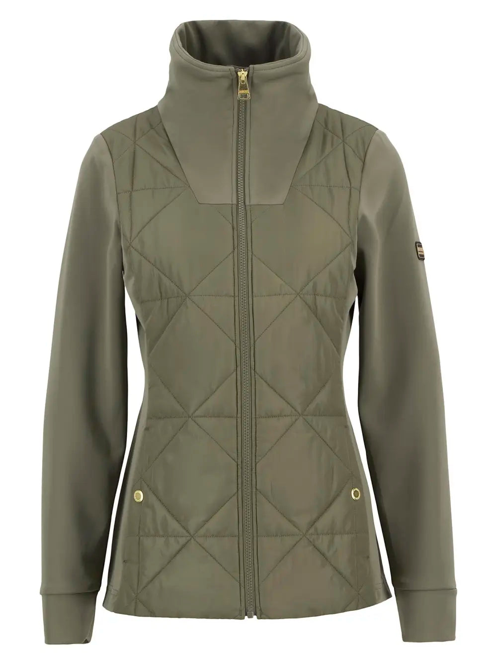 Barbour International Kya Quilted Sweat - Dusky Khaki