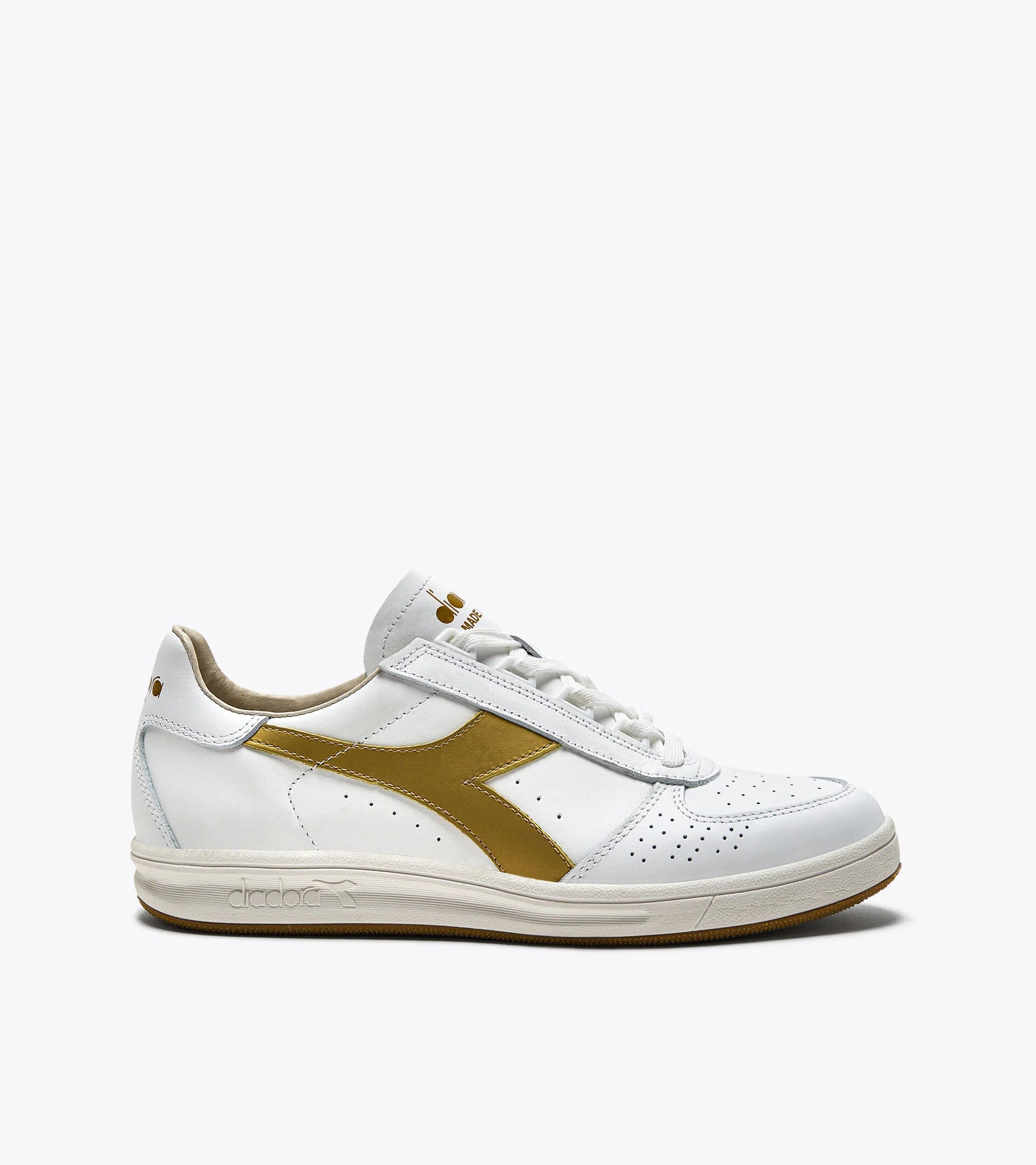 Diadora B.Elite Heritage Italia Sport - White/Gold