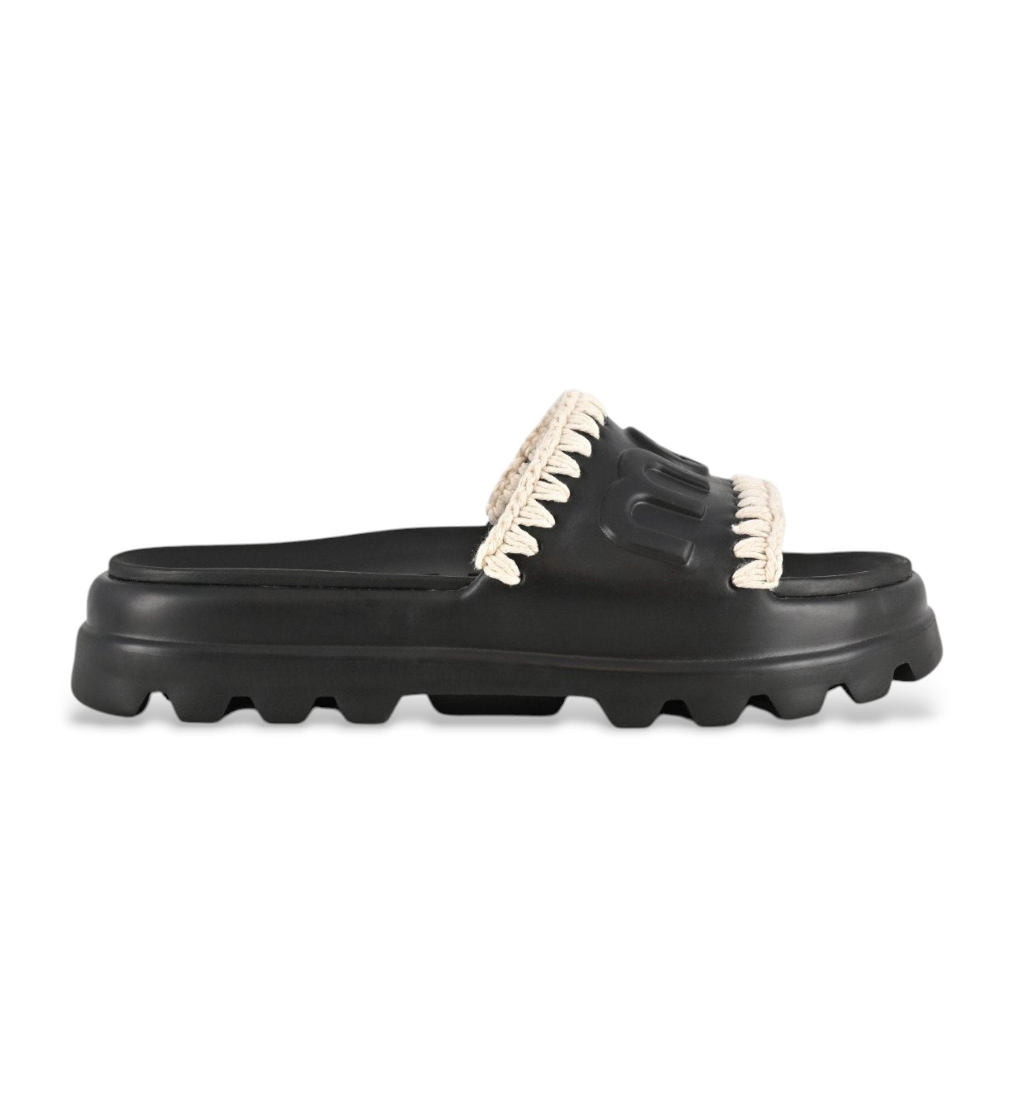Mou Eva One-Piece Slide - Black