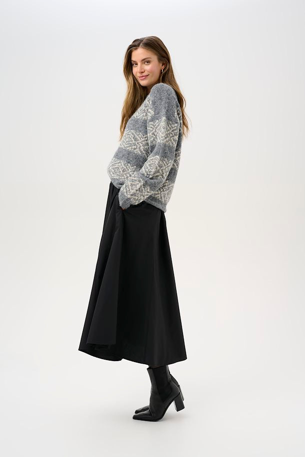 Culture Iona Brava Pullover - Steel Grey Melange