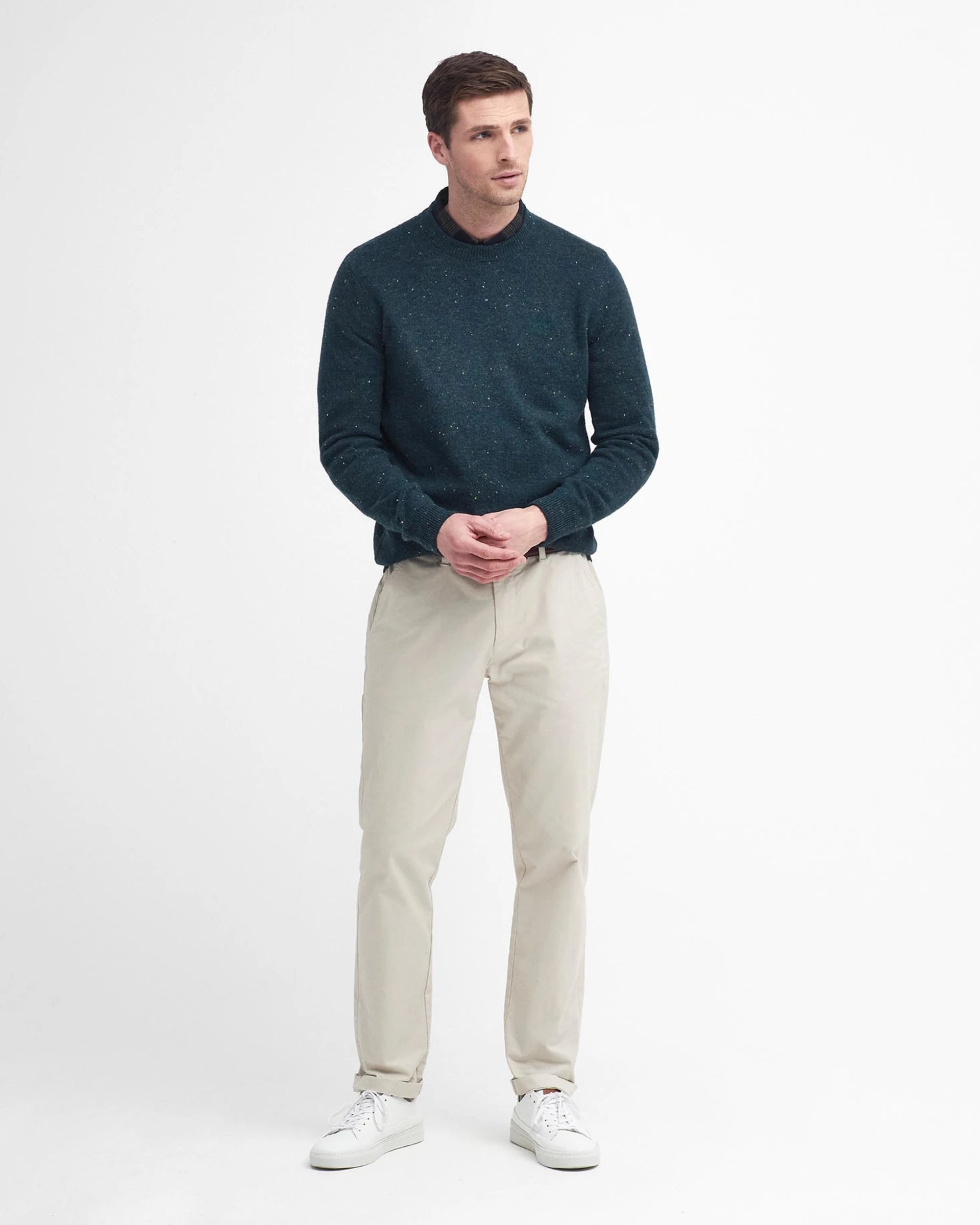 Barbour Tainsbury Crew Neck Sweater - Seaweed