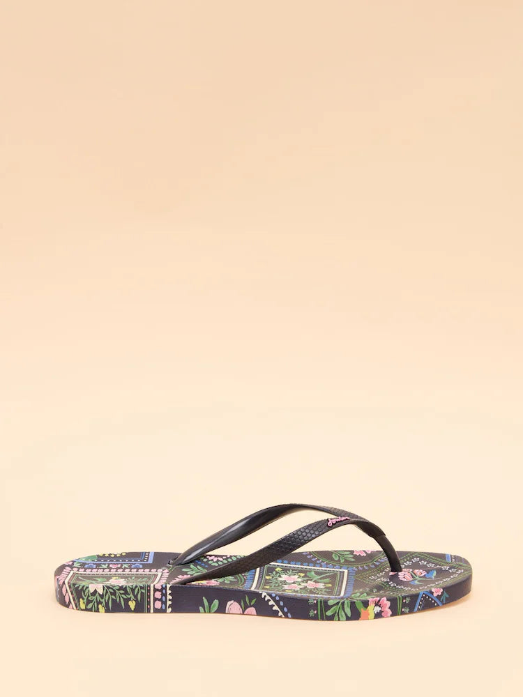 Joules Sunvale Floral Flip Flops