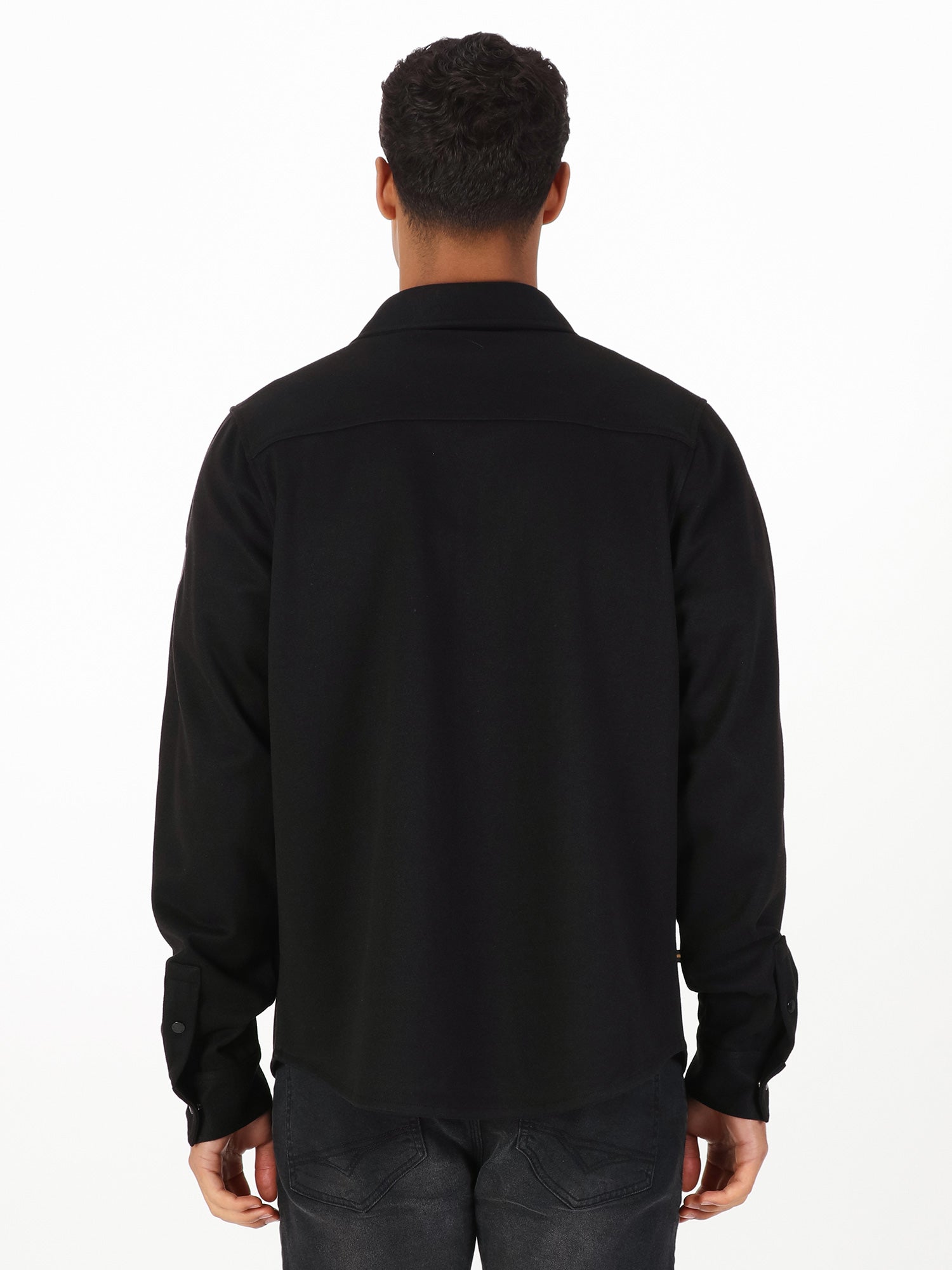 Luke 1977 Ettrick Overshirt - Dark Navy