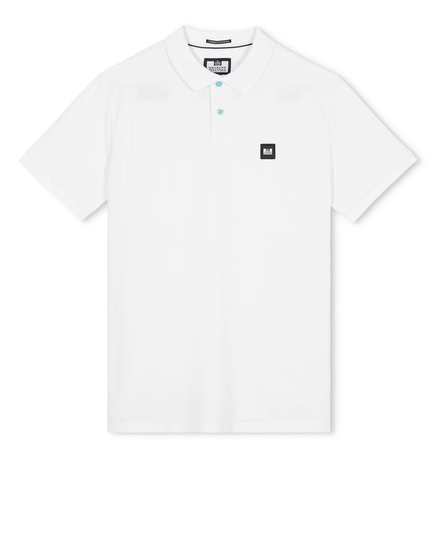 Weekend Offender Canerios Badge Polo - White