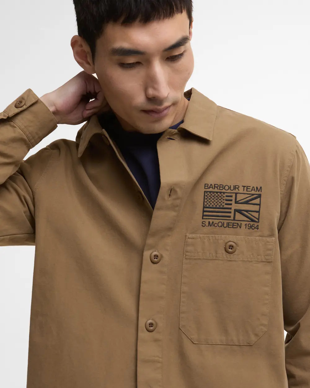 Barbour International Jacks Overshirt - Sandstone