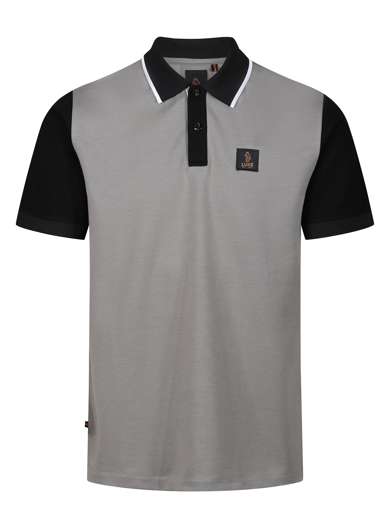 Luke 1977 Saddleworth Polo Shirt - Concrete