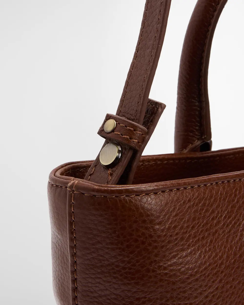 Barbour Birch Leather Tote Bag - Brown
