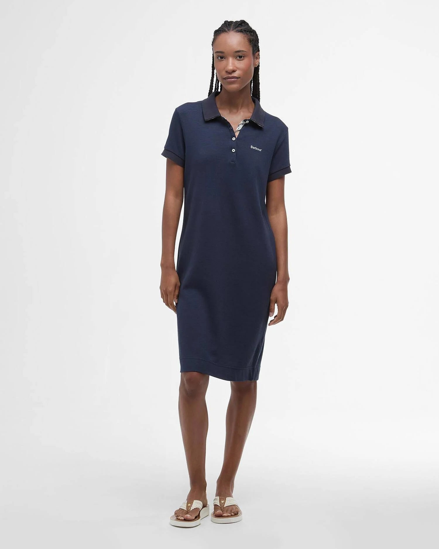 Barbour Polo Dress - Navy