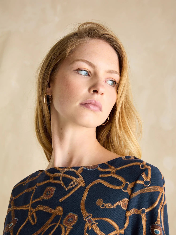 Joules Harbour Bridal Print - Navy