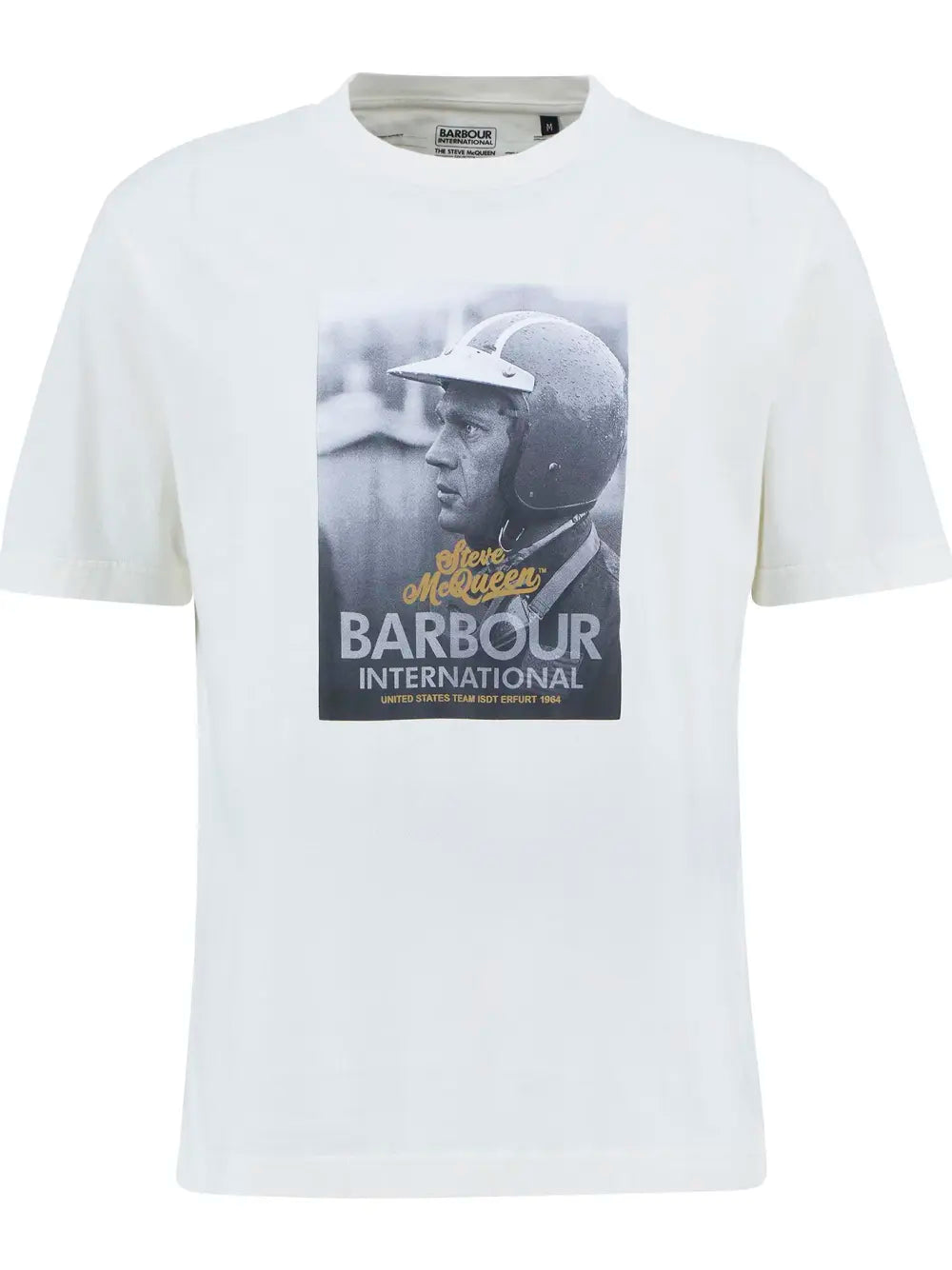 Barbour International SMQ Port T-Shirt - Whisper White
