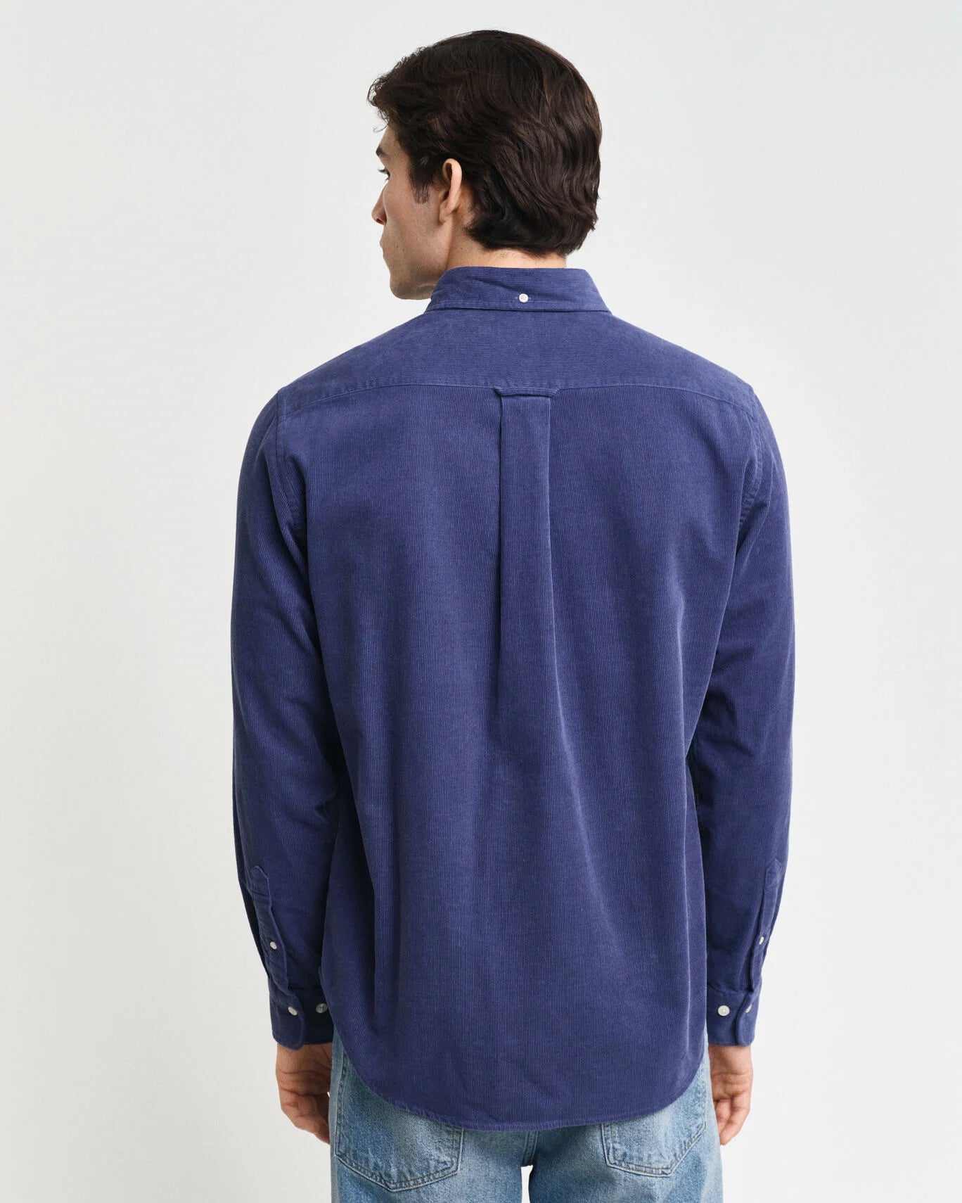 Gant Regular Fit Courduroy Shirt - Dusty Navy