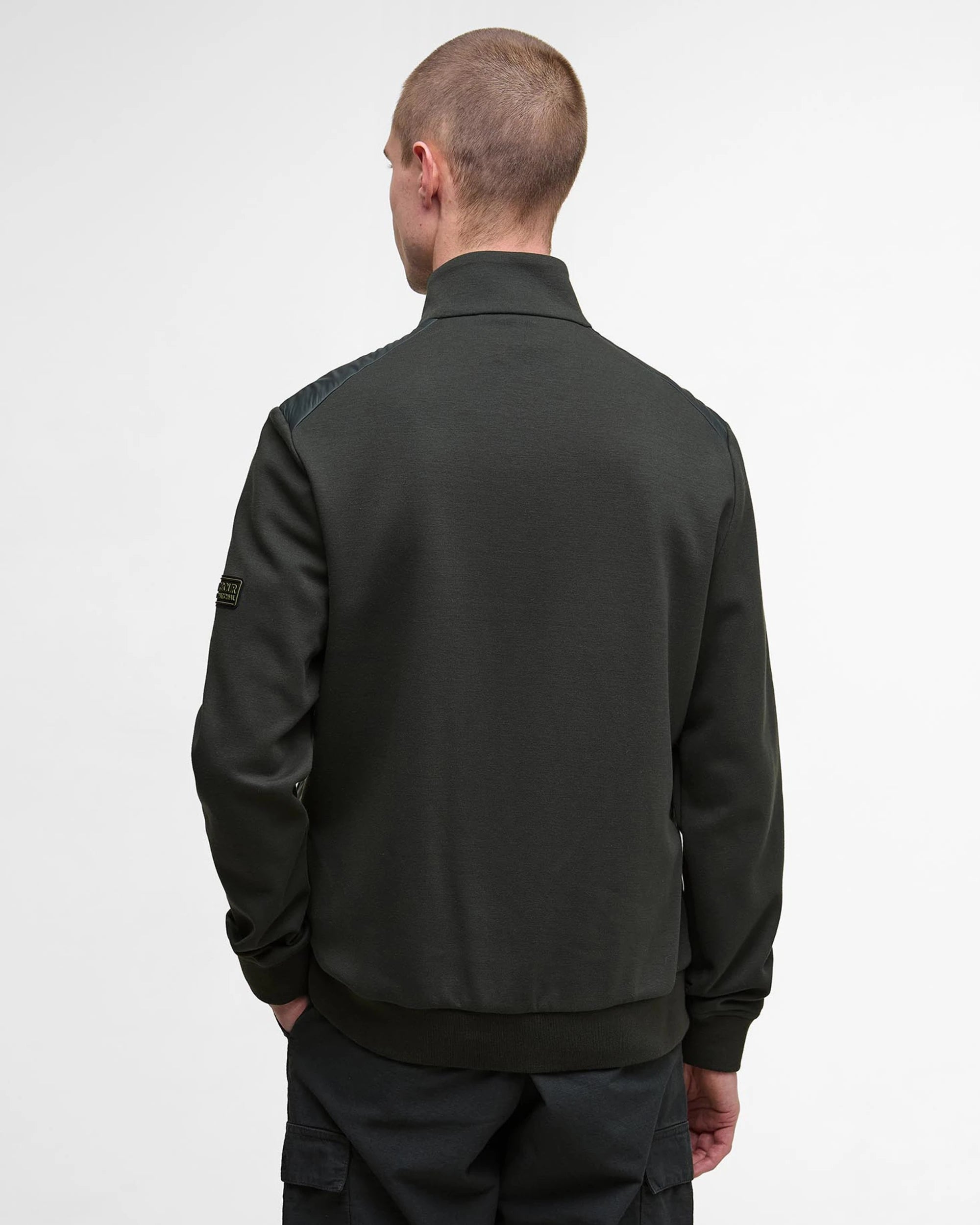 Barbour International Heysham Quilted Sweatshirt - Black