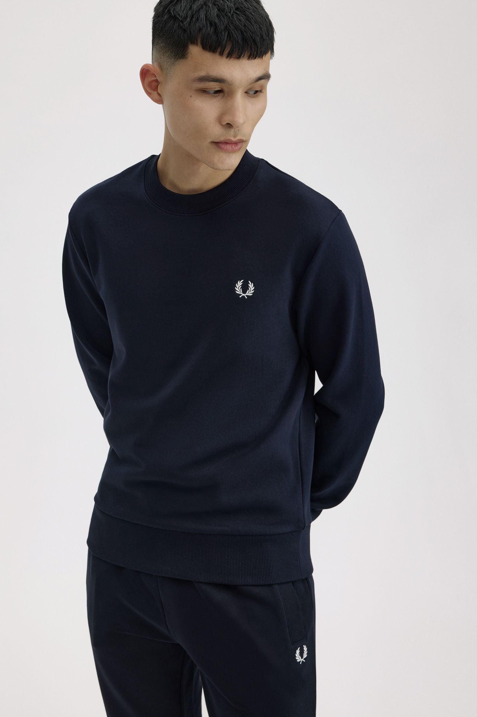 Fred Perry Half Zip Sweatshirt - Burnt Brick