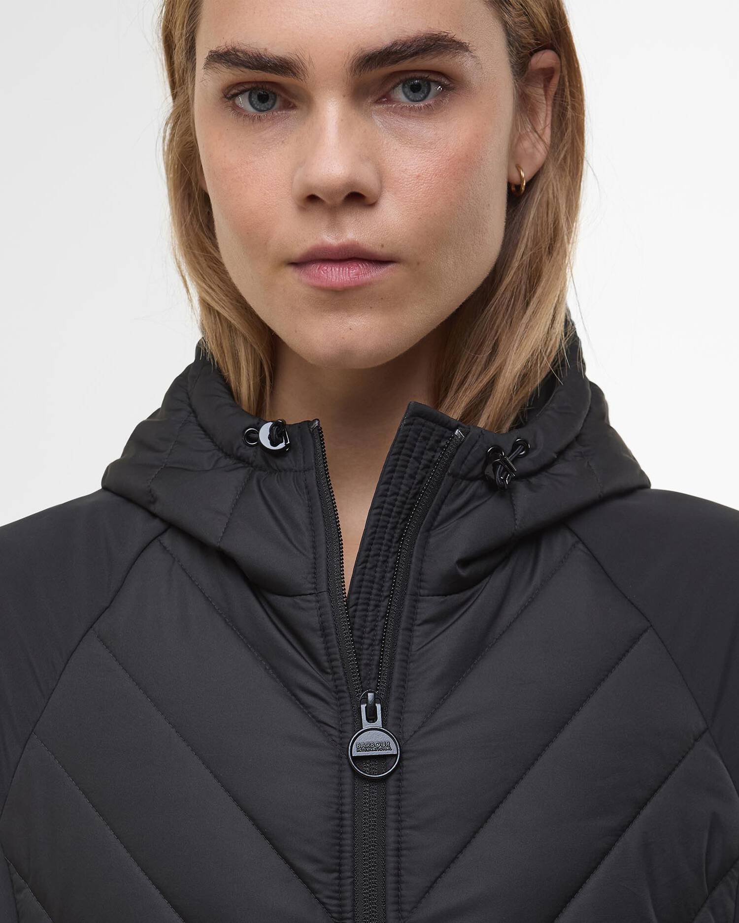 Barbour International Dakota Quilted Sweat - Black