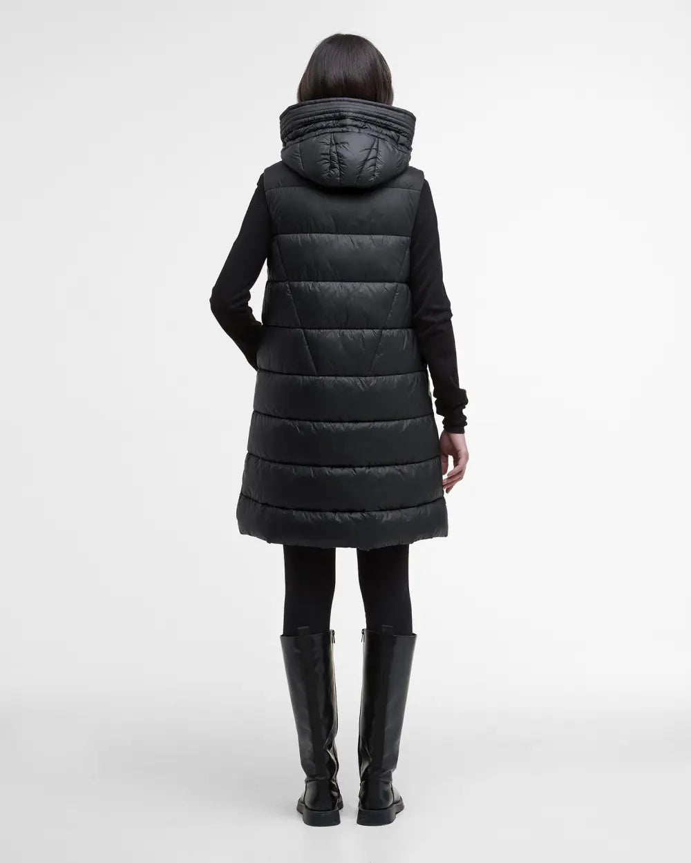 Barbour International Cecilla Puffer Gilet - Black