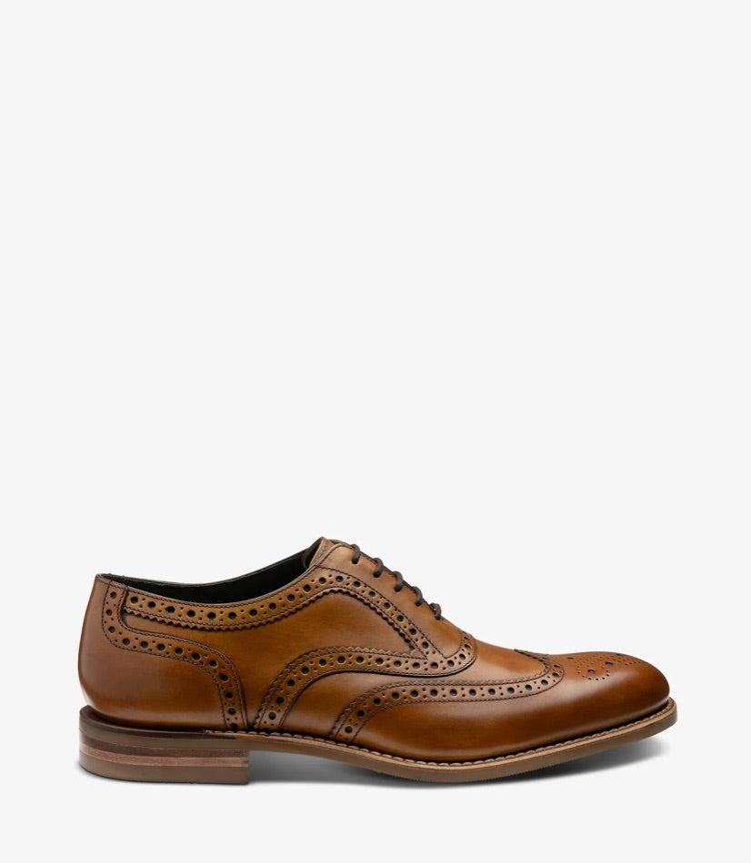 Loake Kerridge Tan Leather Brogue Shoes