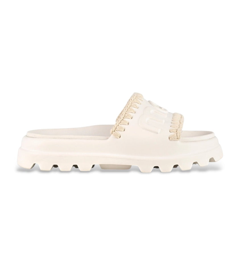 Mou Eva One-Piece Slide - White