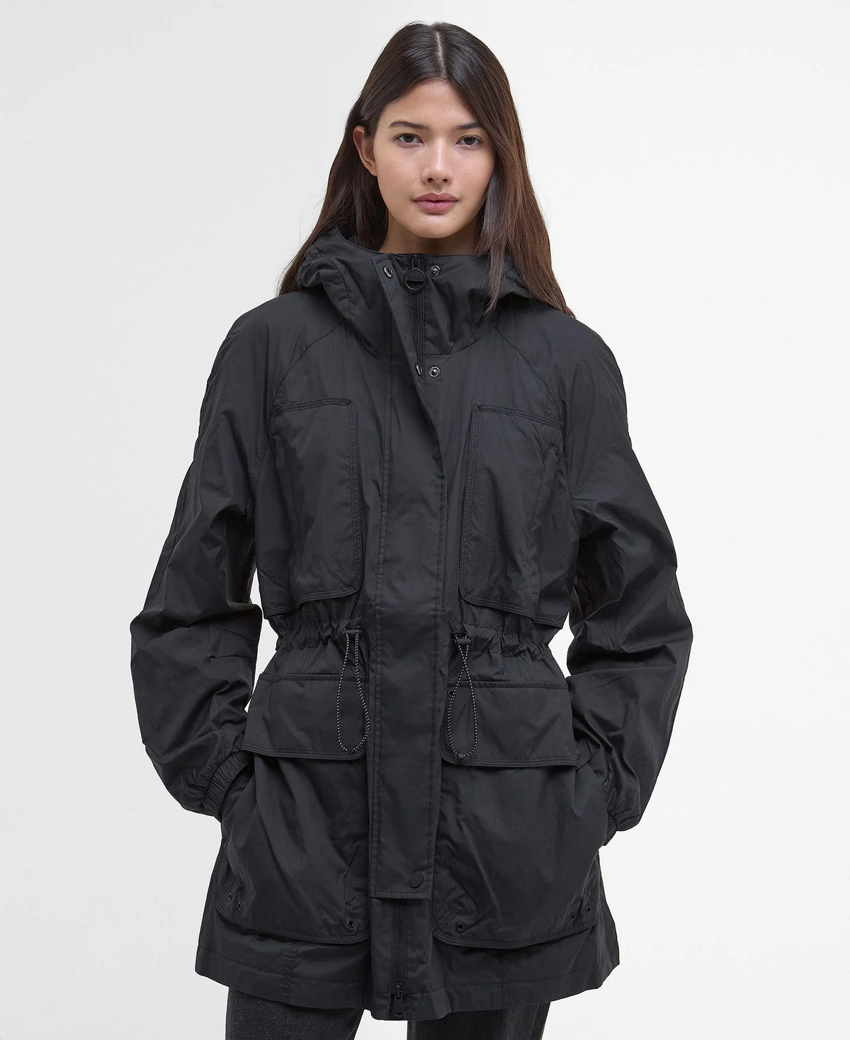【美品✨️】Barbour International ポリエステル S 黒 Barbour International Misha Casual Jacket - Black | Spiders