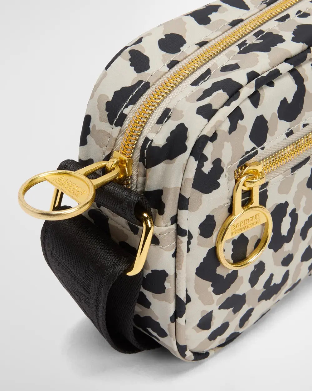 Barbour International Boulevard Micro Crossbody Bag - Jasmine Leopard