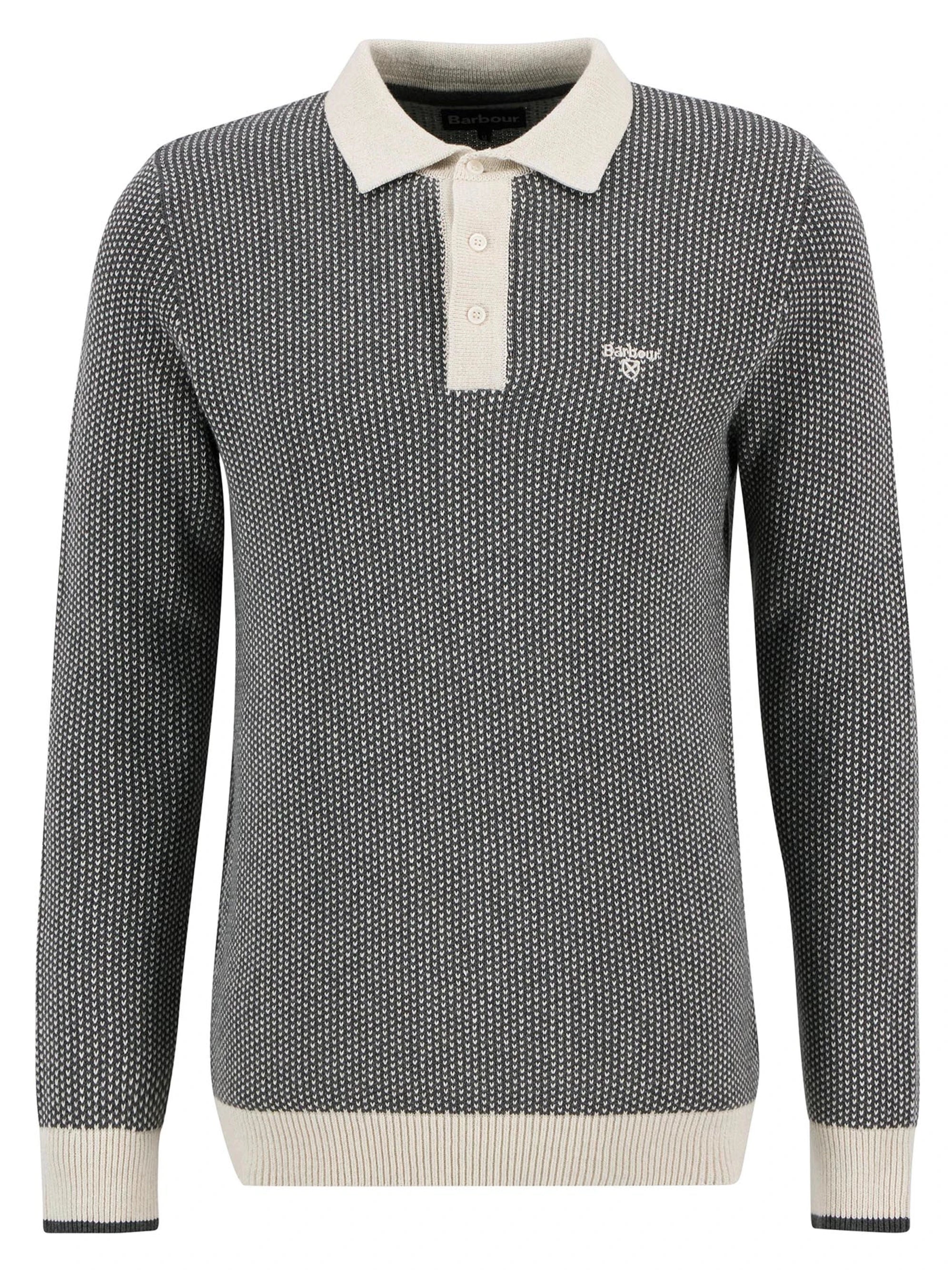 Barbour Decton Knitted Polo Shirt - Mist