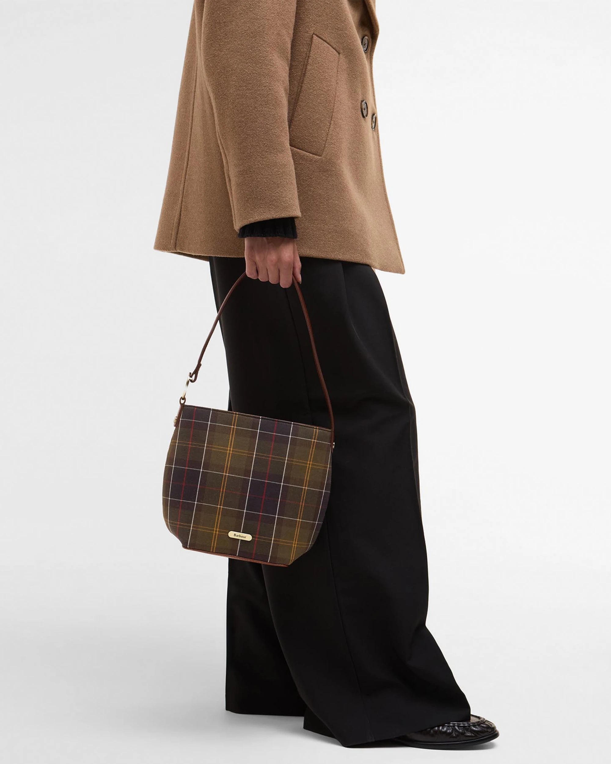 Barbour Cedar Tartan Bucket Bag - Classic Tartan