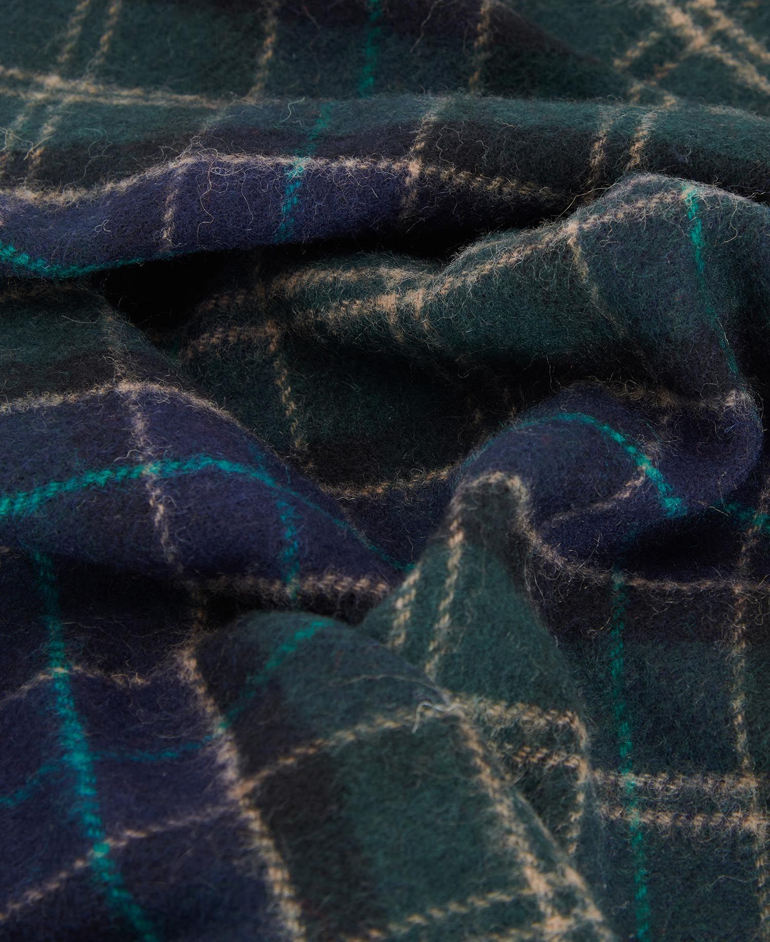 Barbour Tartan Lambswool Scarf - Green Loch