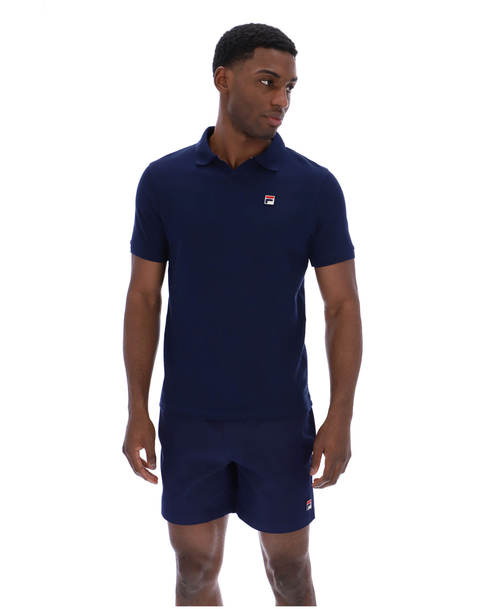 FILA Tristiano Textured Polo - Fila Navy