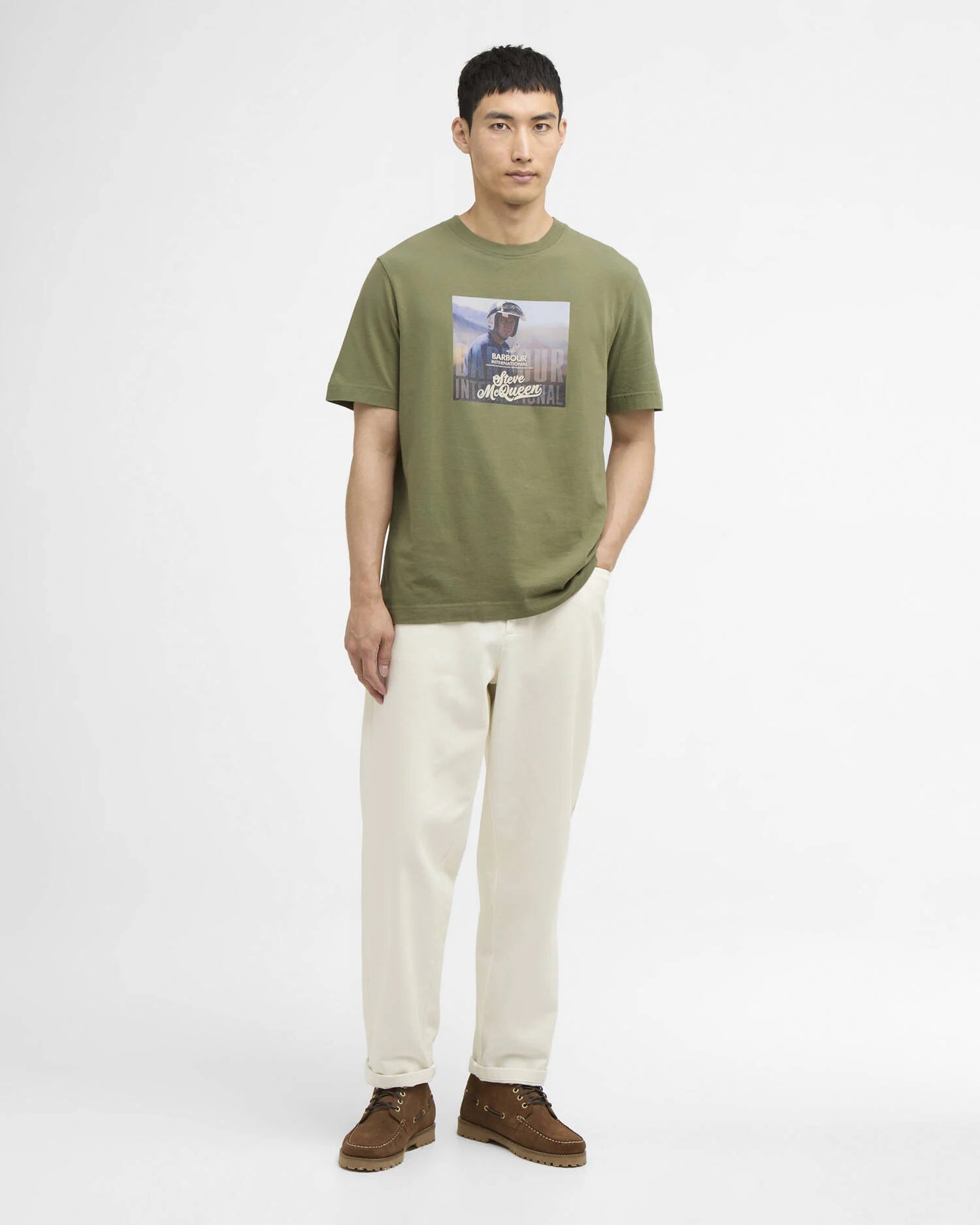 Barbour International Walde T-Shirt - Olvine