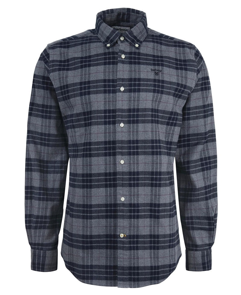 Barbour Swinton Tailored Shirt - Grey Marl