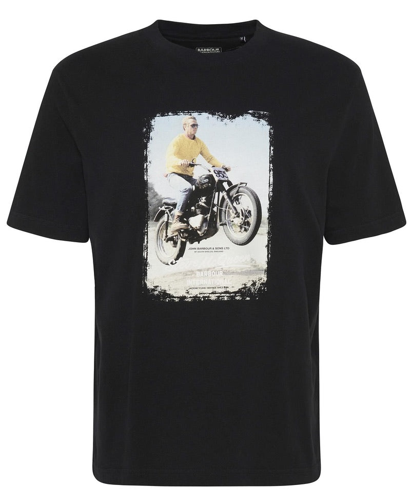 Barbour International SMQ Coster T-Shirt - Black