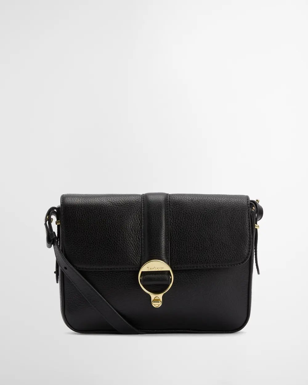 Barbour Rosa Leather Crossbody Bag - Black