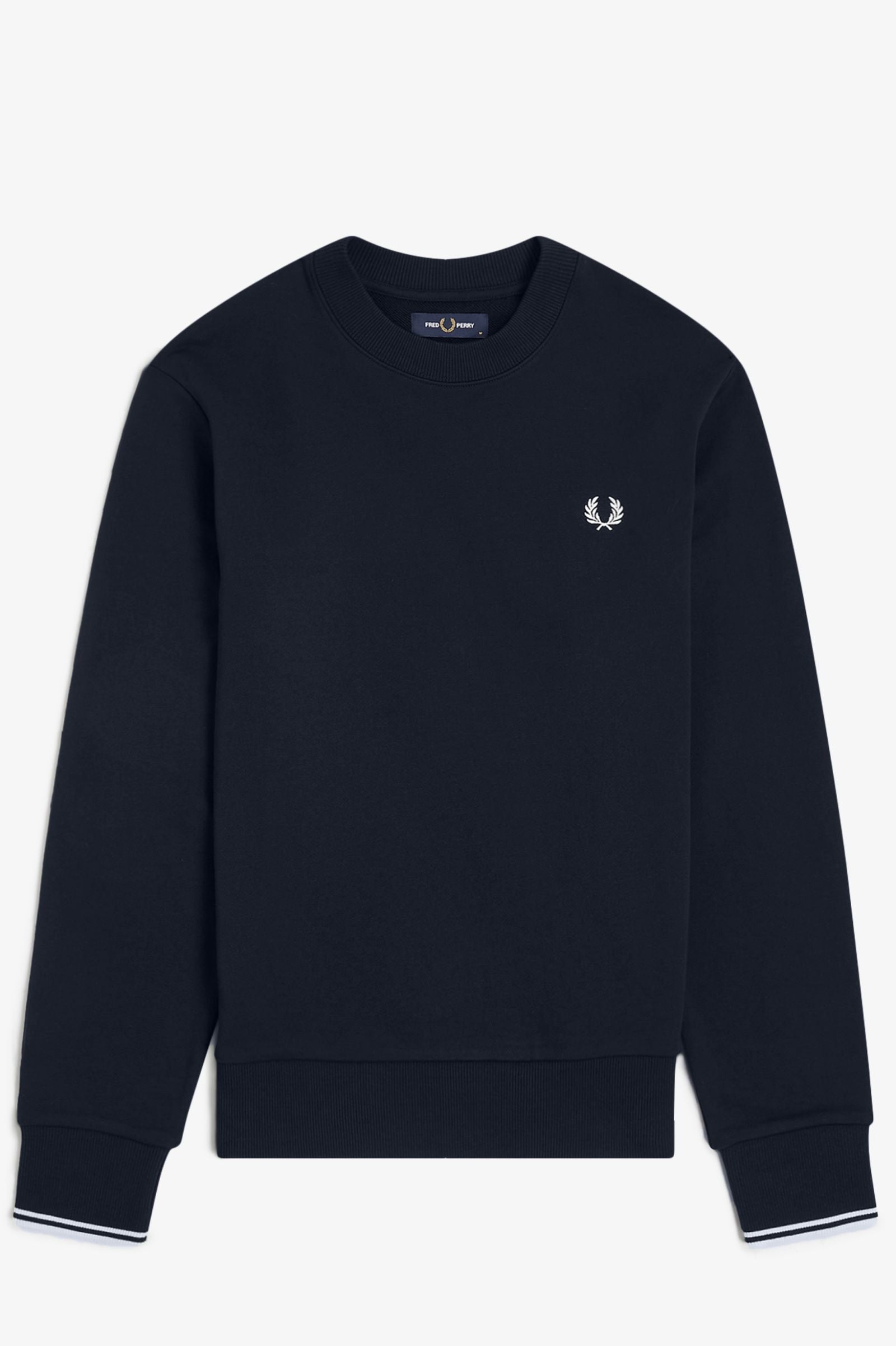 Fred Perry Half Zip Sweatshirt - Burnt Brick