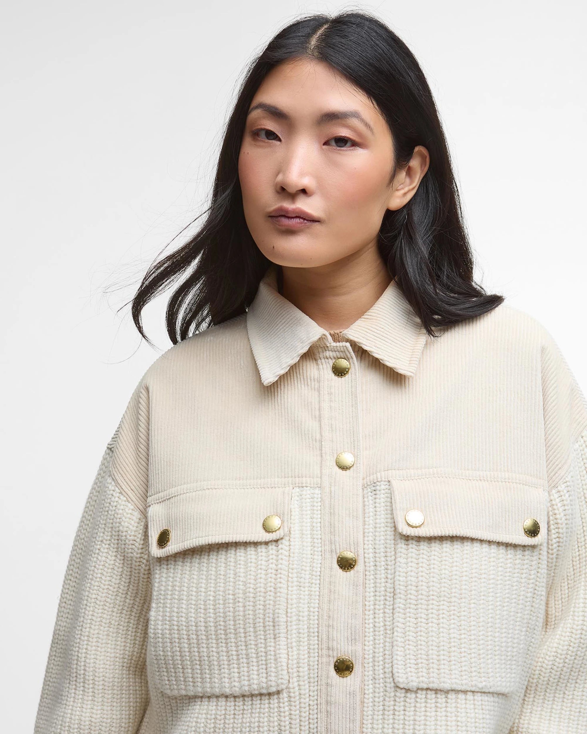 Barbour Maxine Knitted Cardigan - Birch