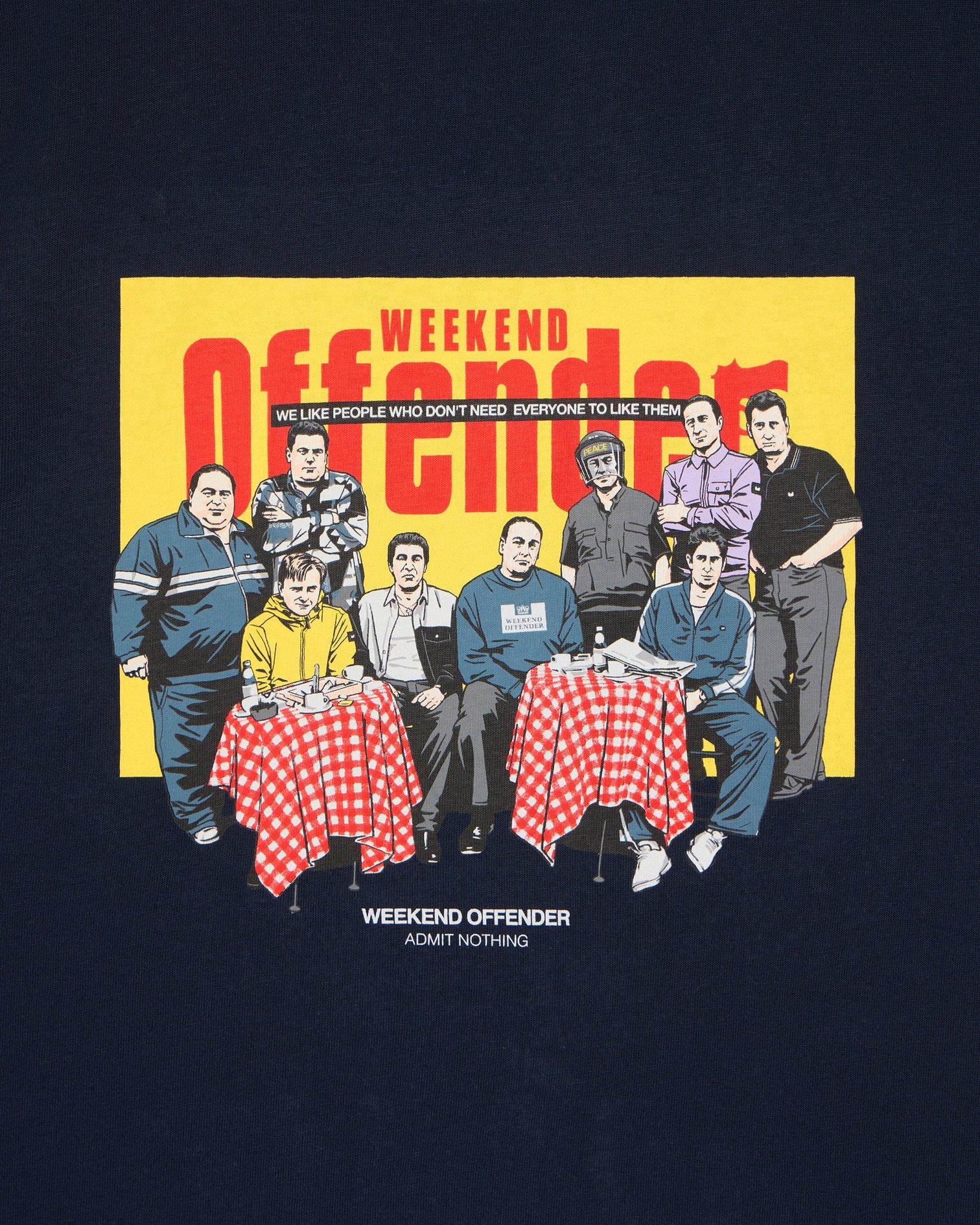 Weekend Offender Satriale's Graphic T-Shirt - Black