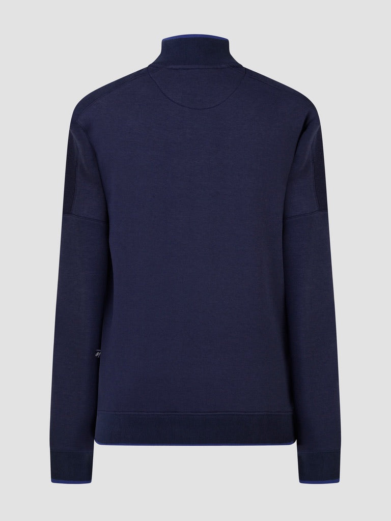 Mish Mash Kinglake 3/4 Zip Sweat - Navy