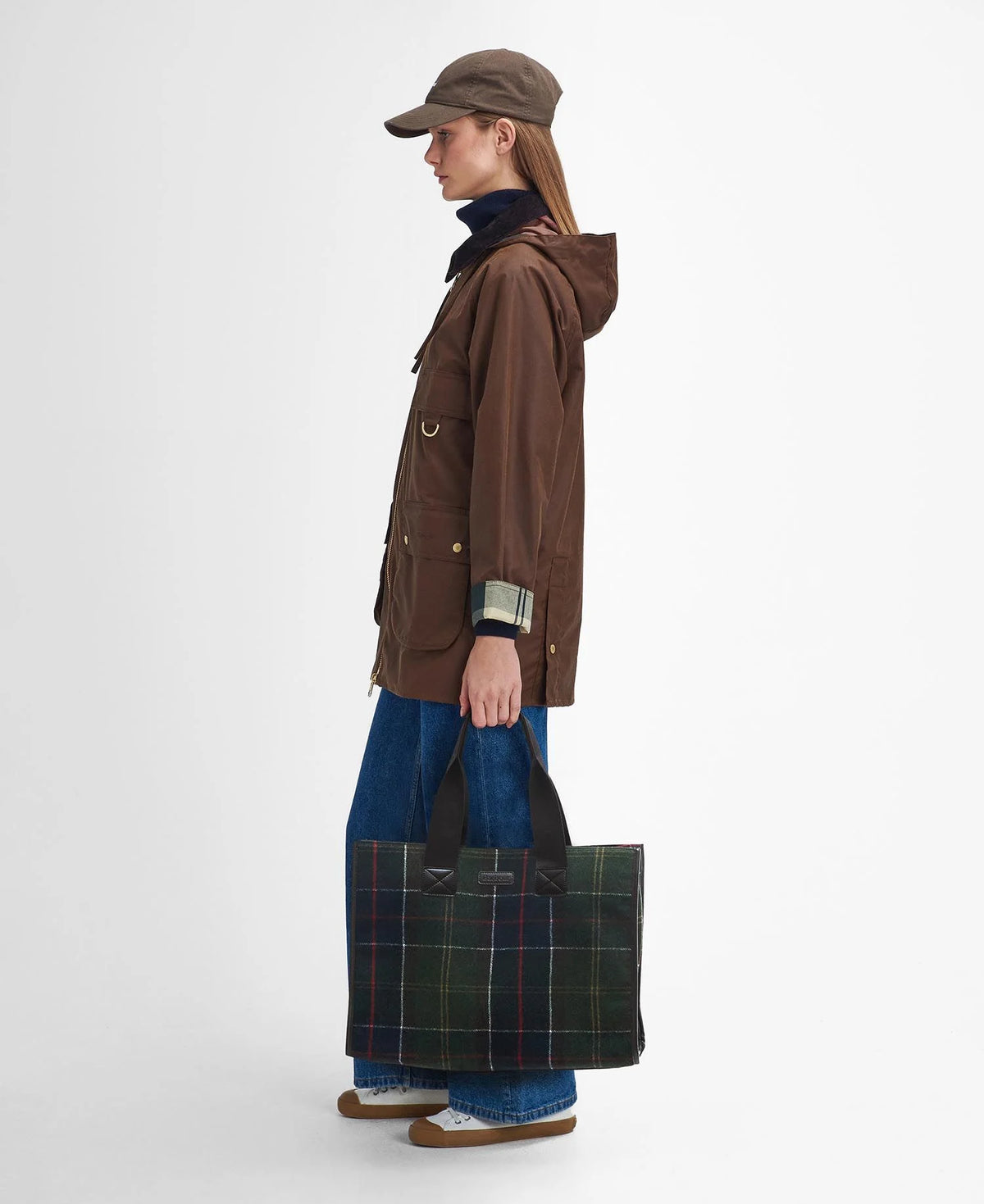 Barbour Turnberry Tartan Tote Bag - Classic Tartan | Spiders Whitby