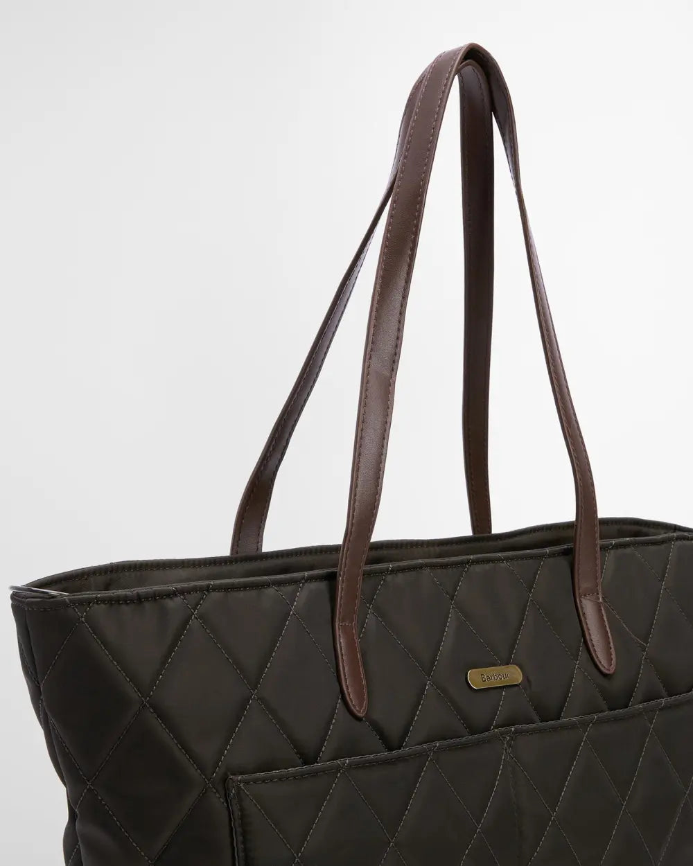Barbour Quilted Tote Bag - Olive