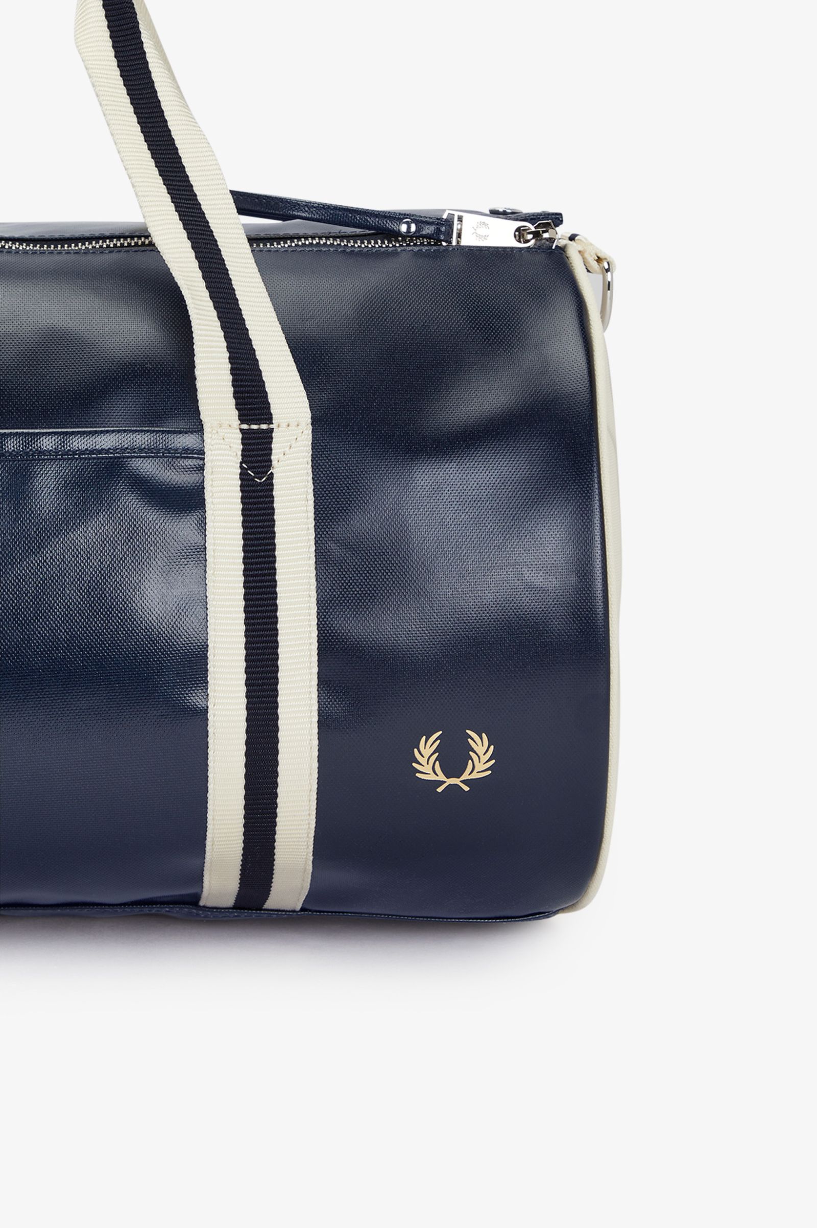 Fred Perry Classic Barrel Bag - Carbon Blue