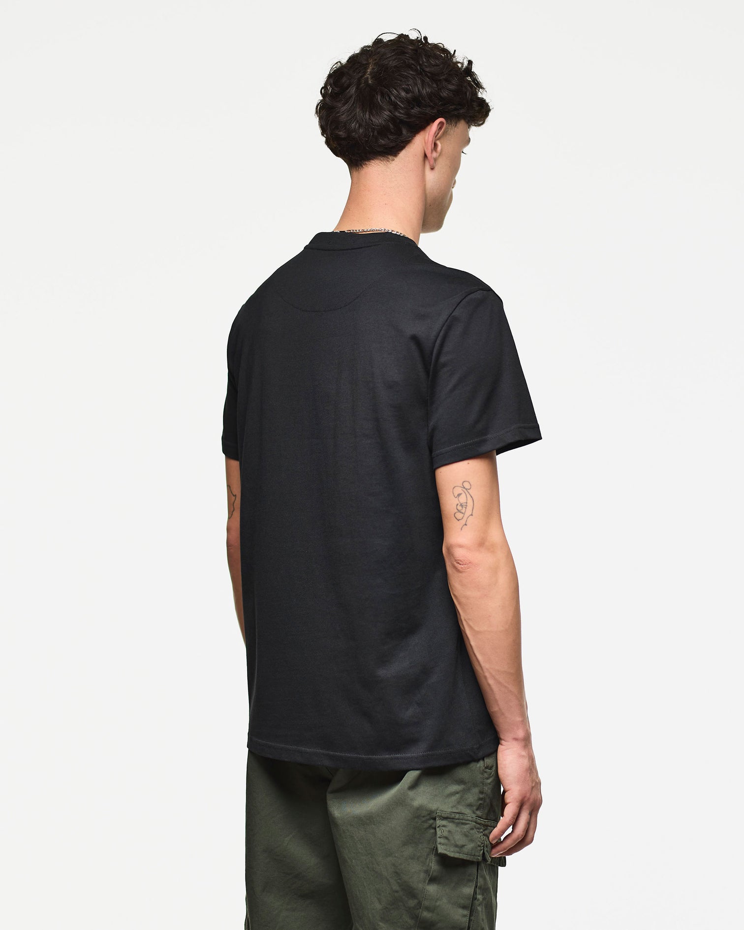 Weekend Offender Battle Lines Graphic T-Shirt - Black