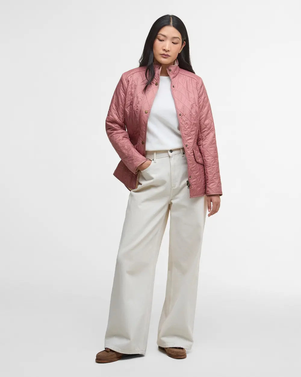 Barbour Cavalry Polarquilt Jacket - Arabesque Pink