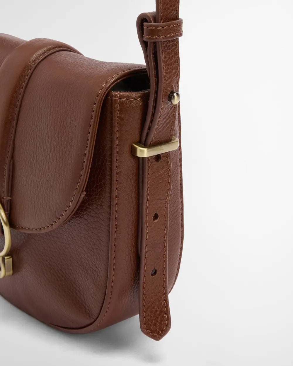 Barbour Elm Leather Crossbody Bag - Brown